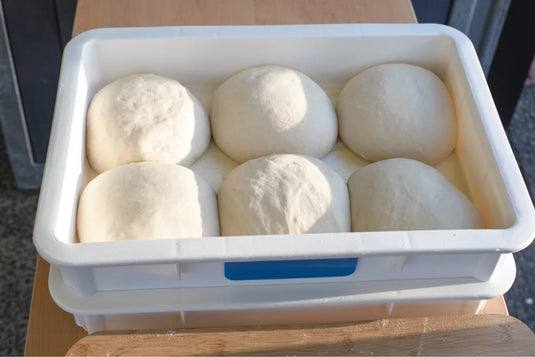 Fresh dough and Pizza
