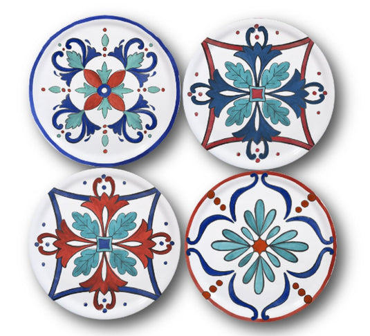 Pizza Plate Majolica  – Set of 4 - 33cm