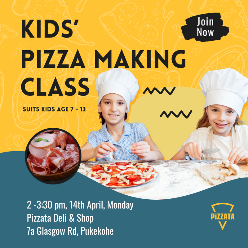 Load image into Gallery viewer, Mon 14th Apr - Pukekohe Kids Pizza Making Course
