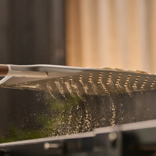 Ooni Signature Perforated Pizza Peel pizza prep