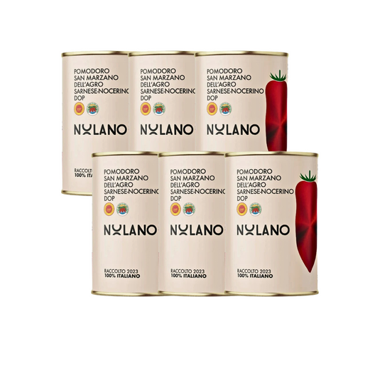 6-Pack - Nolano San Marzano D.O.P Tomatoes - 400g