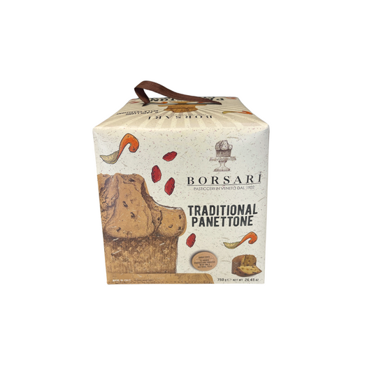 Borsari Panettone Traditional Italian Christmas Cake 750g