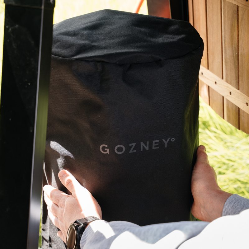 Load image into Gallery viewer, Gozney Gas Bottle Cover in use
