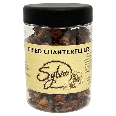 Dried Chanterelle Mushrooms. 30g Jar