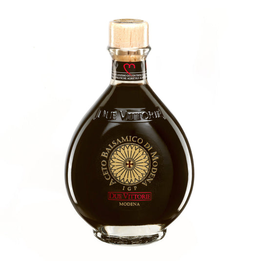 Due Vittorie Oro Gold Balsamic bottle