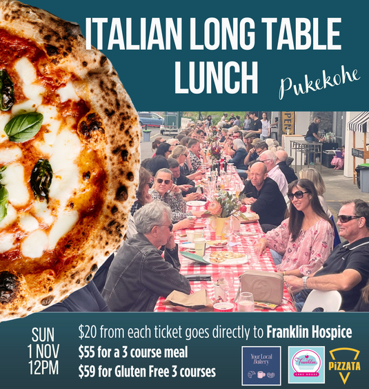 1st Nov - Italian Long Table Lunch in Pukeohe