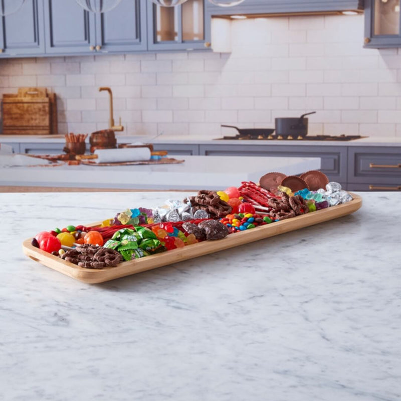 Load image into Gallery viewer, Farberware Build-a-Board Bamboo Platter 56cm
