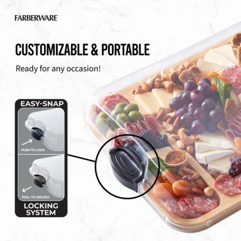 Load image into Gallery viewer, Farberware Build-a-Board Divided Rectangular 40.5cm
