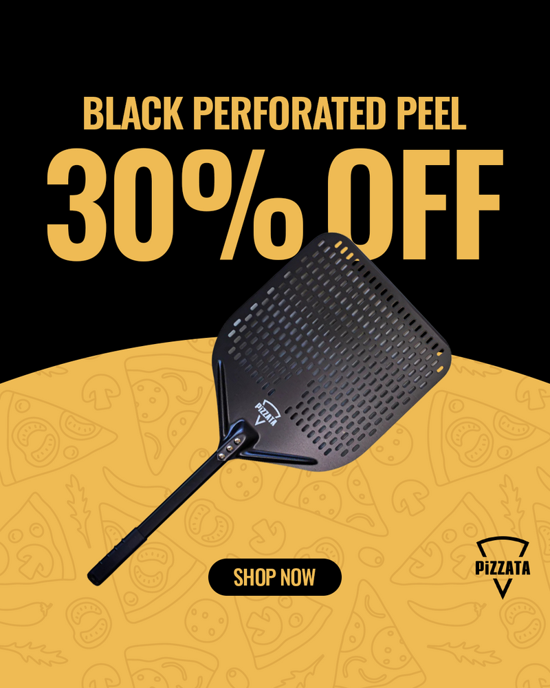 Load image into Gallery viewer, Pizzata Black Perforated Peel
