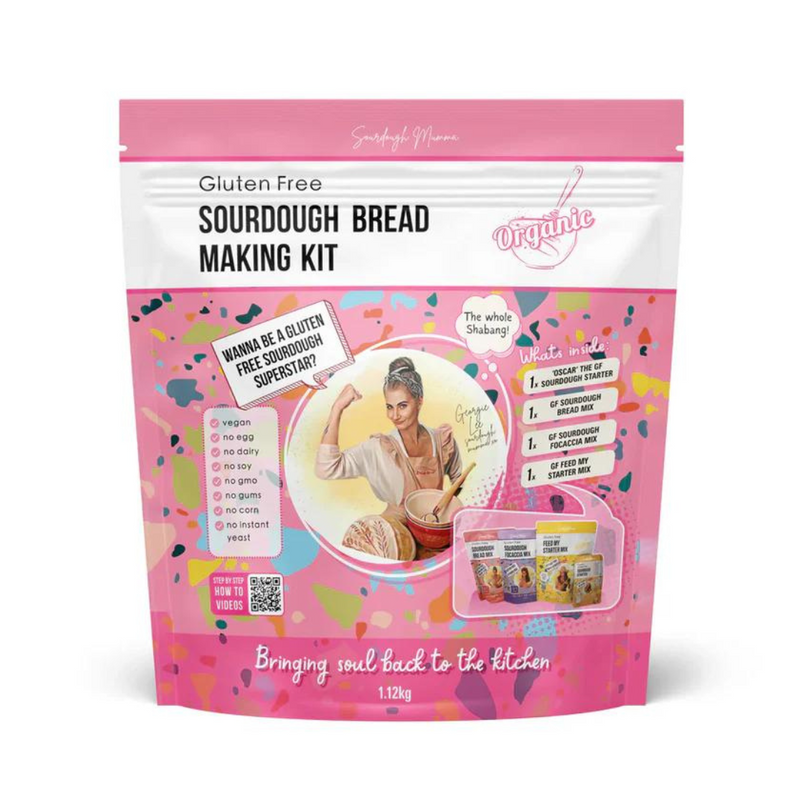 Load image into Gallery viewer, Sourdough Bread Making Kit Gluten Free 1.1KG
