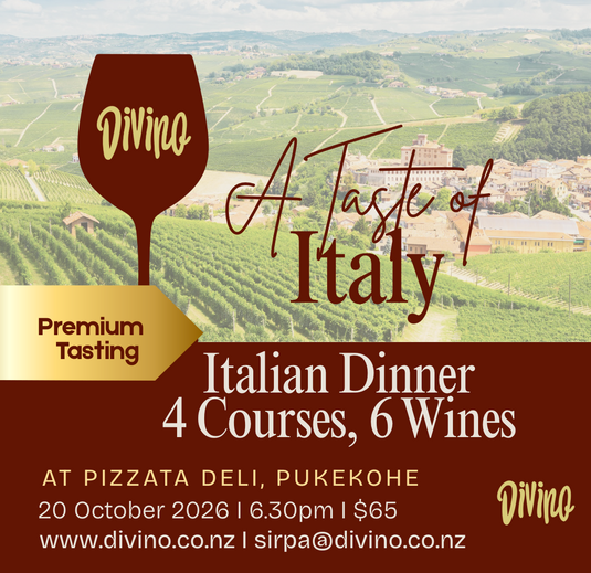 20th Oct - 🇮🇹🍷 TASTE OF ITALY – 4 COURSES &amp; 6 WINES 🍷🇮🇹