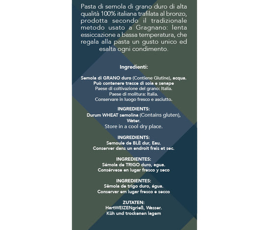 Penne Rigato - Pastificio Ducato D'Amalfi 500g