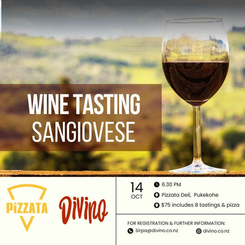 14 Oct - Guided Wine Tasting Exploring Sangiovese